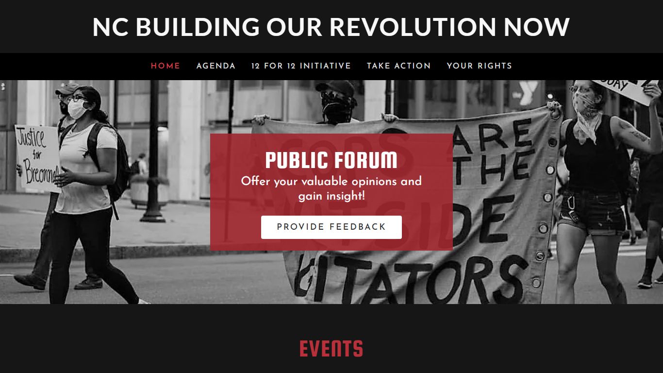 NC Building Our Revolution Now
